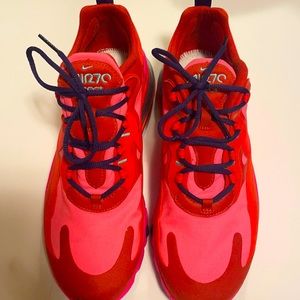 Nike Red and Pink Athletic Shoes